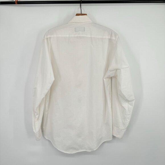 Stud Connection Mirage Embroidered White Shirt  Rhinestones & Palm Tree size med - Picture 10 of 10